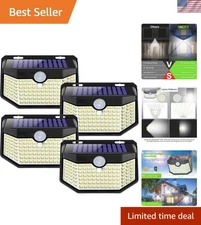 Energy-Saving 120 LED Solar Lights with Motion Activation - Ideal for Outdoors