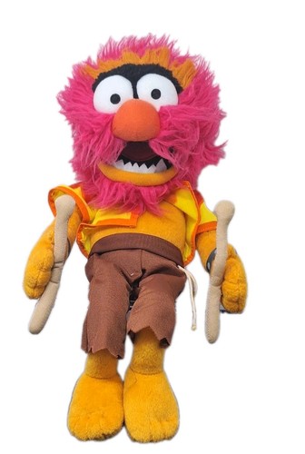 Peluche The Muppets Animal più ricercato batterista 11” personaggio giocattolo solo giocare