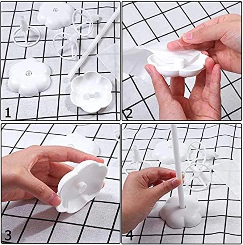 Kit de Soporte para Globo, Paquete de 15 Soporte para Palo para Globo con Base para Mesa Centerpi Foto 4 de 4