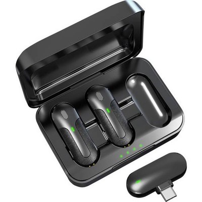 Technaxx 5212 Clip-on Lavalier Wireless Microphone Kit TX-301 Transmission Type