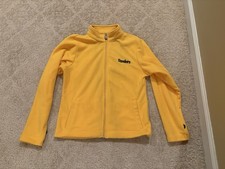 NFL Pittsburgh Steelers Pro Line Fleece Yellow Full Zip Pullover Men s Size XL
