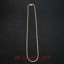 L 24 Inch Old Chinese Tibet Silver Handmade Necklace Bracelet Gift Collection