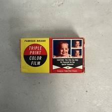 Famous Brand Triple Print Color Film FCA 1972 Sealed New Old Stock Vintage