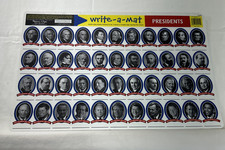 Melissa  Doug Write  a  Mat Presidents 1  44 Educational Placemat Learning USA His