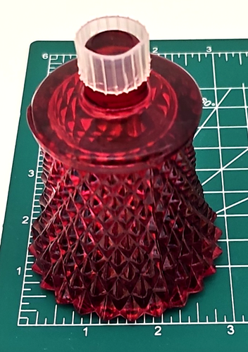 Caja de 6 de colección. Tazas votivas de vidrio HOMCO rojo rubí con picoteo (¿nunca usadas?) - Imagen 12 de 22