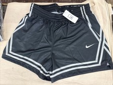 Nike Stock Team Digital Fly X-Over Basketball Short Women's M Black Grey DX9088