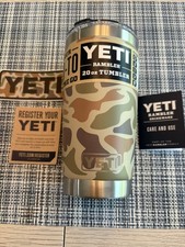 YETI 20 oz Tan Camo Camouflage Rambler Tumbler Limited Edition Brand New