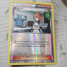 pokemon card brigette - Trainer (134/162) BREAKthrough Photo associated with this product is a stock photo and not a photo of the actual card in Pokemon X & Y BREAKthrough