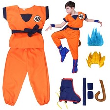 Boys Dragon Ball Z Goku Costume Dress Outfit Kids Cosplay Book Week Fancy Party — image 2