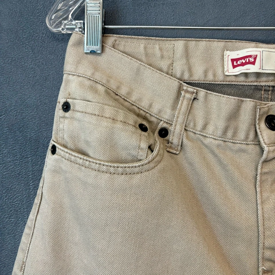 Levis 511 Slim Jeans Kids 18 Regular 29x29 Tan Army Preppy Academia Skater Surf - Image 4 of 4