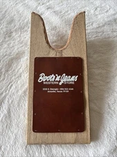 Vintage Cowtown Boot Shoe Jack Cowboy Western Roper Wood Leather Footwear