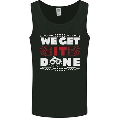 We Get It Done Lustig It Professionell Tecky Herren Tanktop
