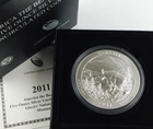 2011 25c ATB Glacier NP 5 Oz Silver UNCIRCULATED Coin Box + COA C4788