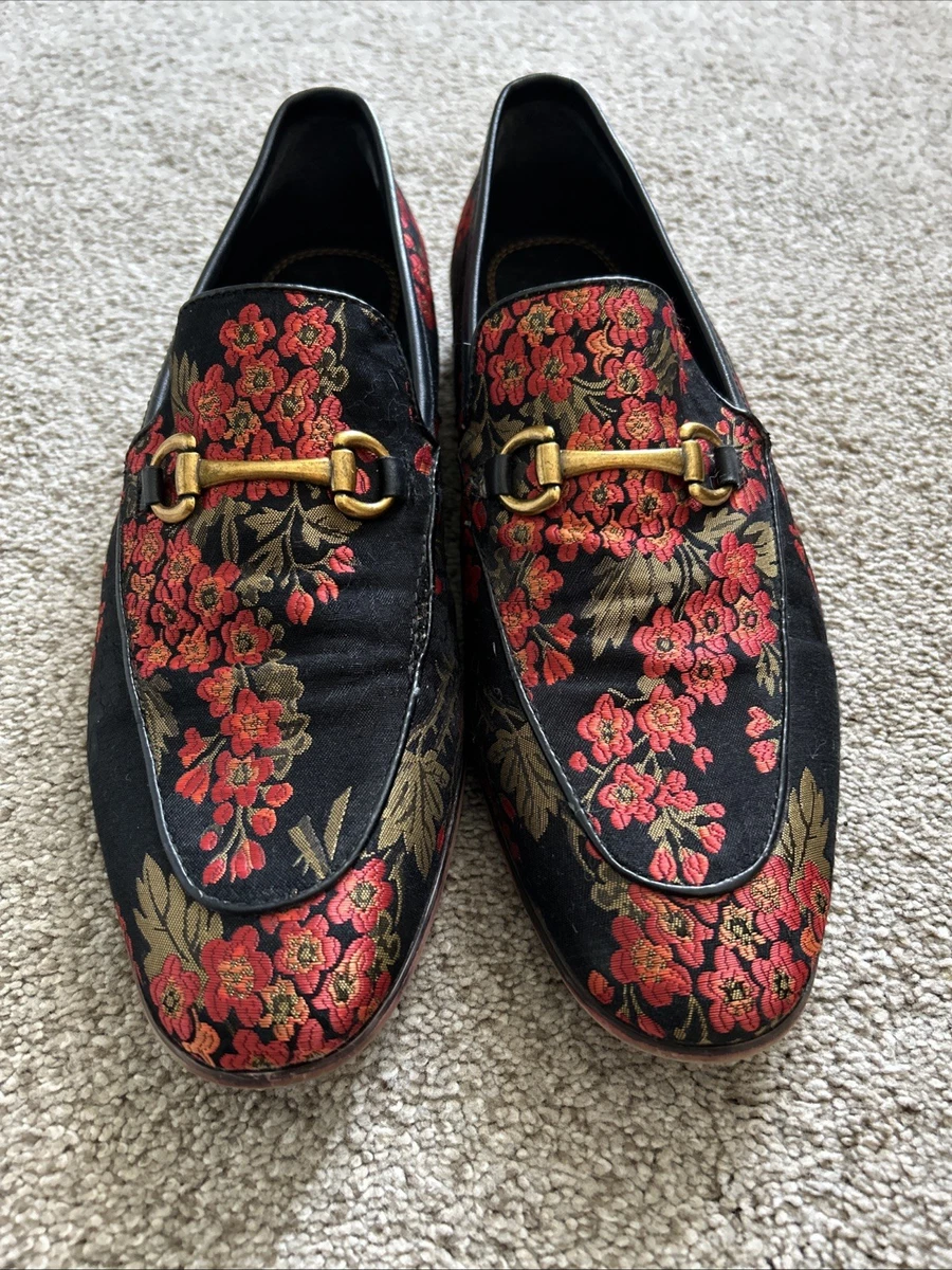 Steve Madden Men’s Floral Embroidered Smoking Slippers / Loafers SIZE 11 STEVE MADDEN Men main image 3