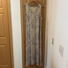 Amazon Essentials Women's Sleeveless Maxi Dress Animal Print Size XL