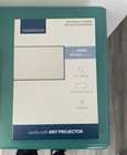 Insignia - 100" Home Theater Portable Folding Projector Screen - White