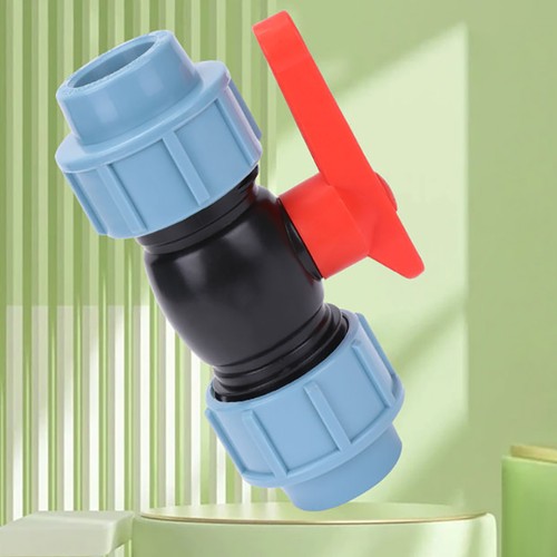 MDPE Compression Fittings Plain Water Pipe Connector Elbow Tee Valve 20 25 32mm - Picture 25 of 25