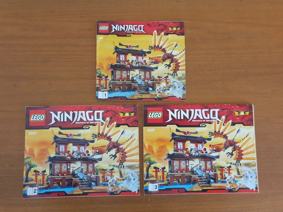 LEGO Ninjago 2507 - Fire temple incomplet (2011) the golden weapons - Photo 2/4