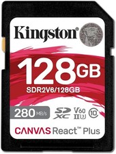 Kingston 128GB Canvas React Plus Sdxc SDR2V6/128GB