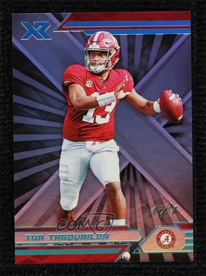 2022 Panini Chronicles Draft Picks Xr Platinum 1/1 Tua Tagovailoa #24 lz7