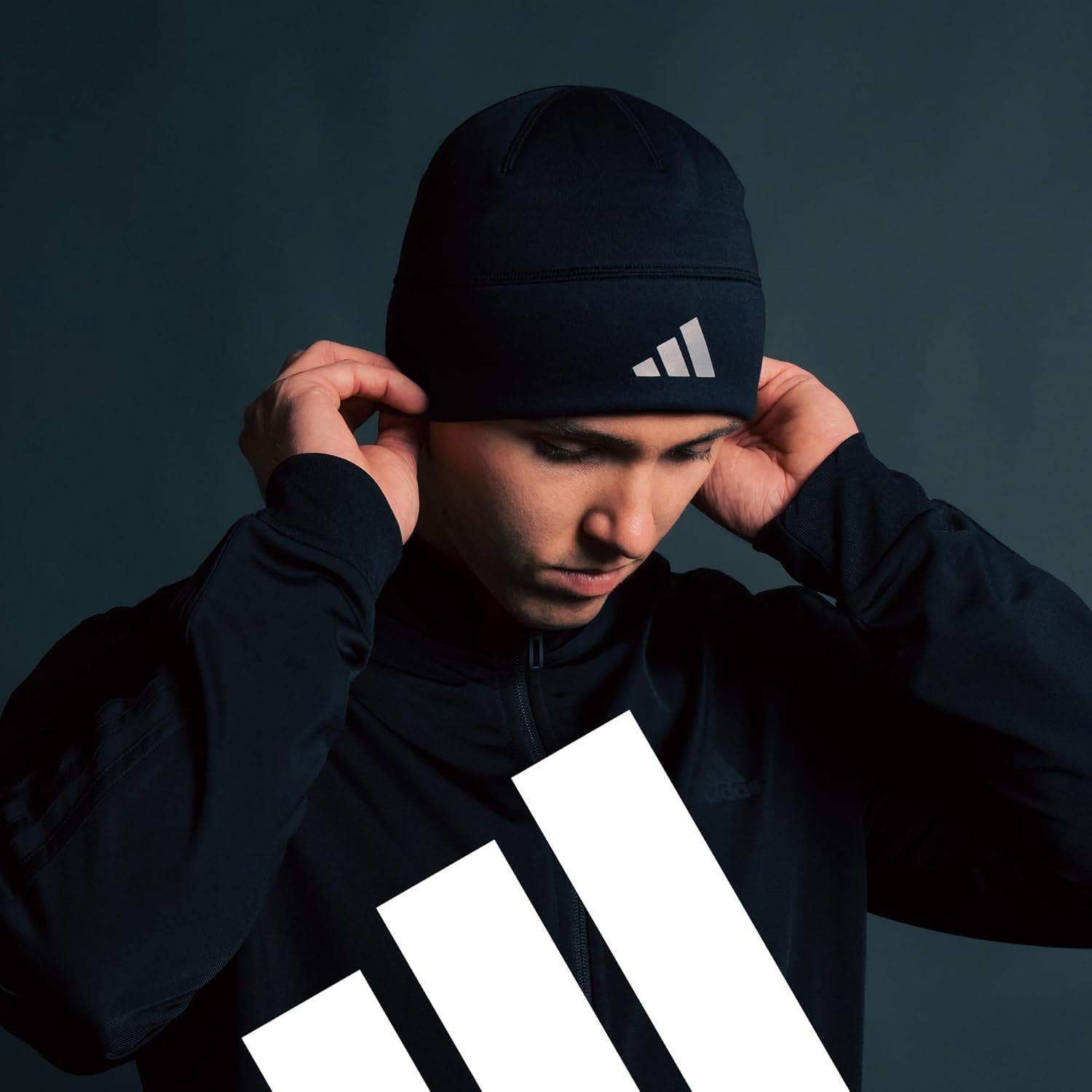 Adidas Unisex Alphaskin Beanie – Performance Workout Skull Cap thumbnail 7