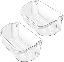 2 PACK UPGRADED 240356402 Refrigerator Door Bin Compatible with Frigidaire Door