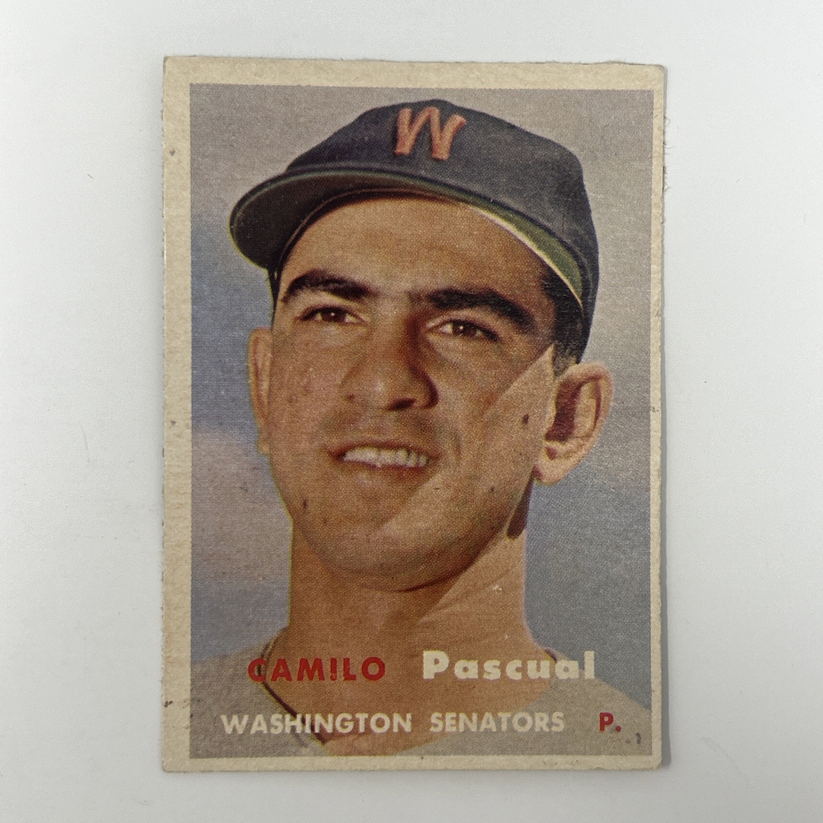 Camilo Pascual #211 Baseball Cards 1957 Topps trading card — raw and PSA graded price guide