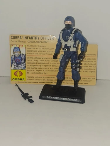 GI Joe Cobra Officer 4" Action Figure 2008 SRO Senior Ranking 25th Anniversary
