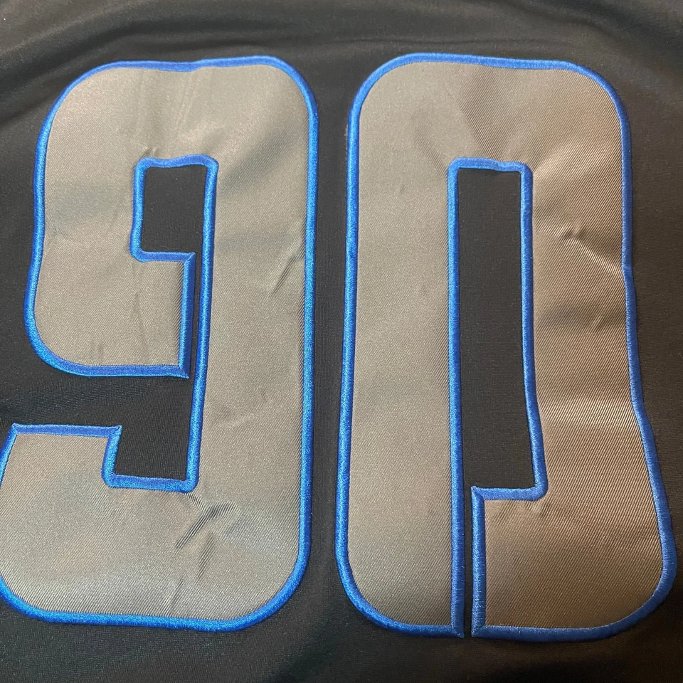 Jason Pierre Paul 球衣 男式 XL 黑色 蓝色 纽约巨人队 Nike On Field NFL — 第 4/4 张图片