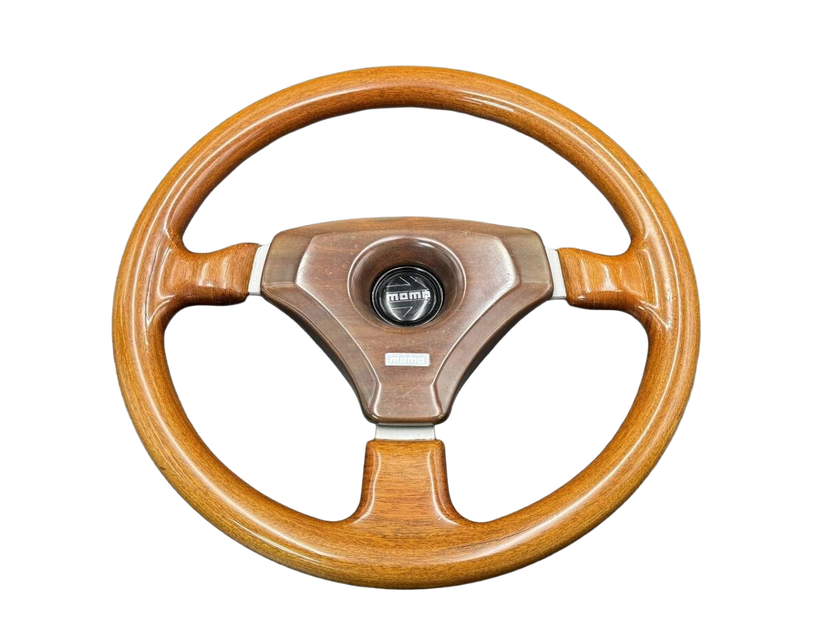 MOMO VELOCE Wood Steering Wheel 350mm JDM Mazda Miata NA NB RX7 FC