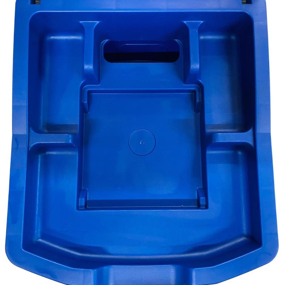 Cofre de almacenamiento oficial Nintendo GameCube - azul/amarillo artículo de coleccionista raro Foto 4 de 4