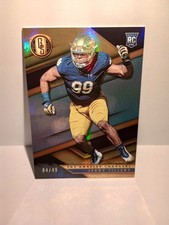 2019 Gold Standard Jerry Tillery Rookie /49 Card #156. rookie card picture