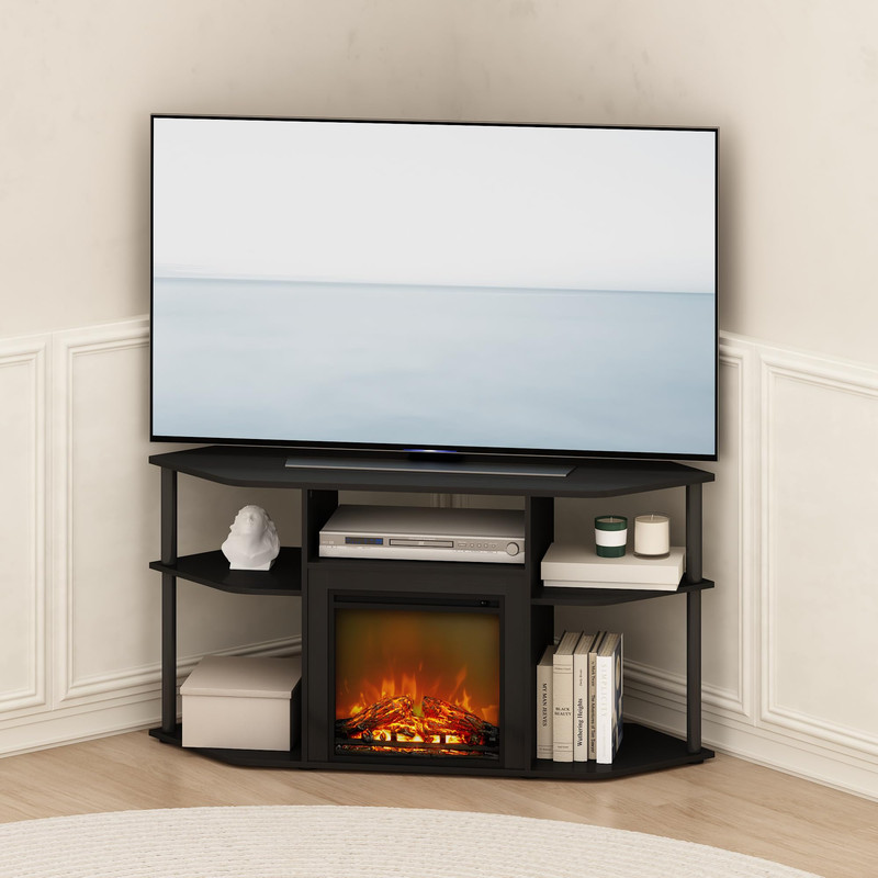 No Heat Decorative Electric Fireplace Corner