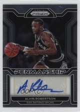 2021-22 Panini Prizm Penmanship Alvin Robertson #PM-ARB Auto 0r4