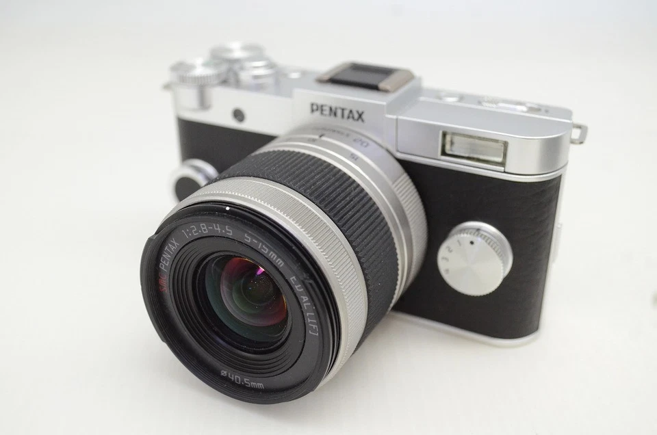 [1,020 shots] PENTAX Q-S1 12.4MP Camera Silver w/02 STANDARD 5-15mm Lens#251024c - Image 2 of 4