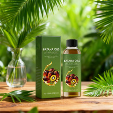 Batana Essential Oil 100 Pure Natural Repair Damaged Hair Growth Smooth Shiny