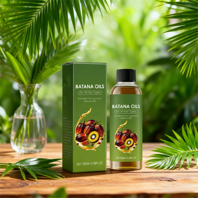 Batana Essential Oil 100% Pure Natural Repair Damaged Hair Growth Smooth Shiny