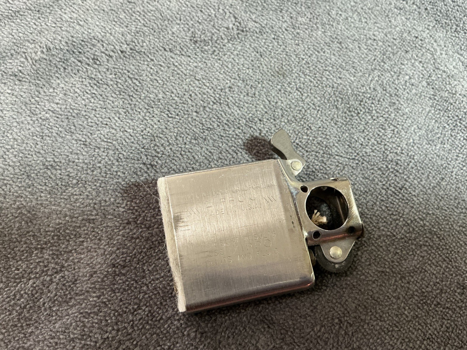 Early 1980s Vintage Zippo Pipe Insert - INSERT ONLY