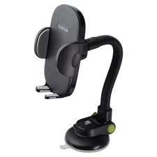 PureGear Universal Cradle Suction Cup Dash Mount for Cars & Vehicles - Black