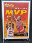 Michael Jordan 1992 - 1993 Upper Deck Back To Back MVP Card #67 Chicago Bulls