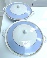 Royal Doulton Bruce Oldfield 2 Lidded Casserole Dishes Serving Tureens
