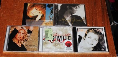 SUSAN ASHTON, 2-AMY GRANT, NASHVILLE CHRISTMAS, & FAITH HILL- CD LOT OF 5: NEW