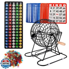 GSE Games and Sports Expert Deluxe Bingo Game Set with Large Stee