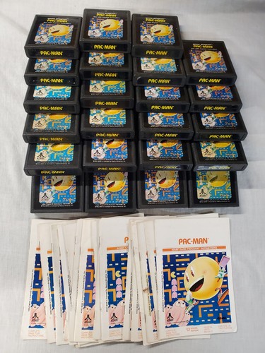 Pac-Man (Atari 2600, 1981) CX2646 With Manual Tested & Working  (Pacman) 