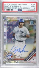 2019 Bowman Mega Box Chrome Mojo Chad Spanberger #BMA-CSP PSA 9 MINT Auto 1q7