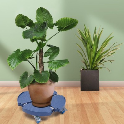 Heavy Duty Plant Caddy with Anti-slip Wheels 881lbs Capacity Adjustable