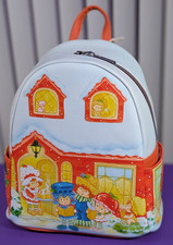 Loungefly Strawberry Shortcake Friends Caroling Holiday Mini Backpack NWT Hot...