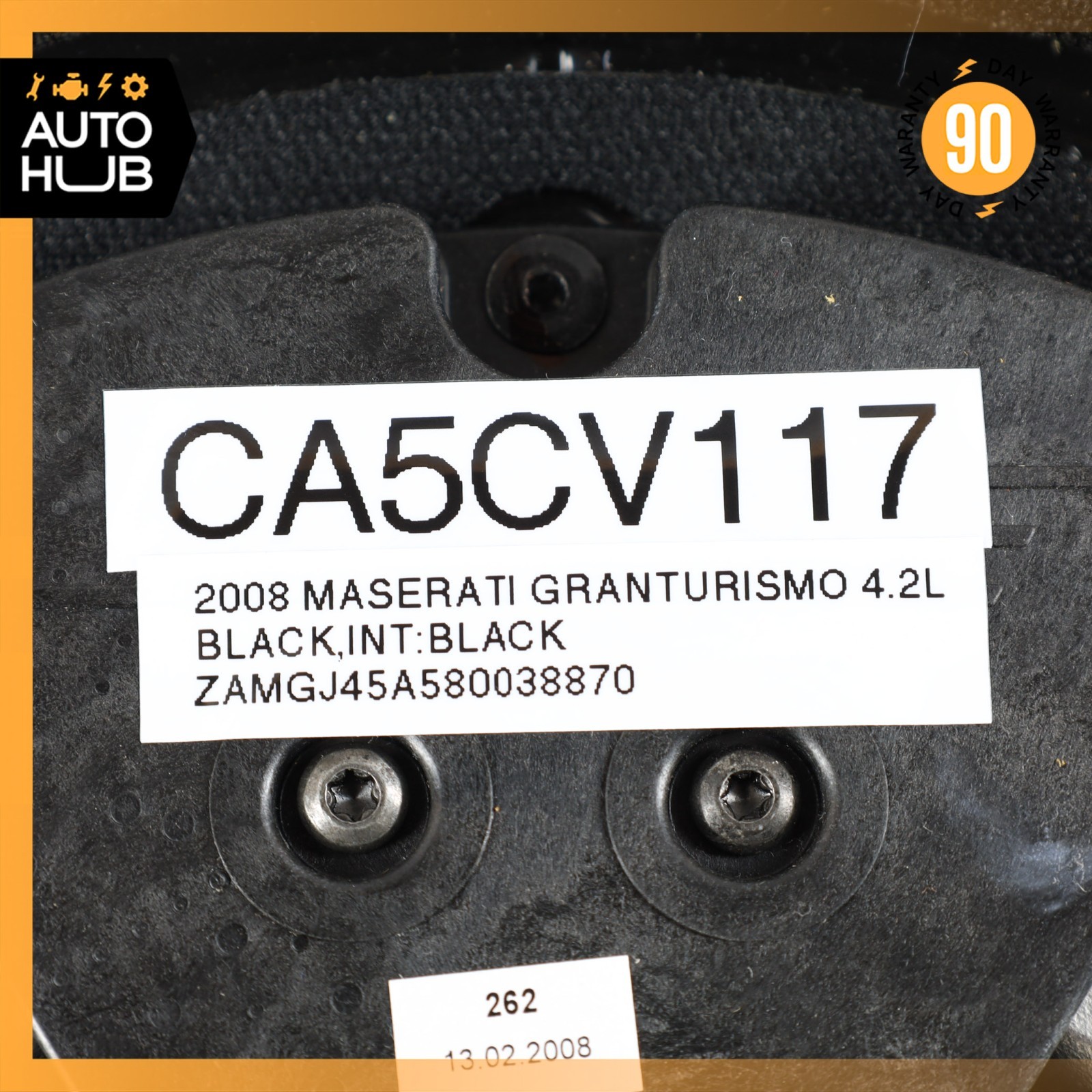 03-19 Maserati Granturismo Rear Bose Subwoofer Sub Woofer Sound Speaker OEM