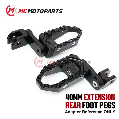 For Aprilia Tuono V4 R 2011-2017 1.5 in. Lowering Passenger Rear Wide Foot Pegs - Picture 3 of 9