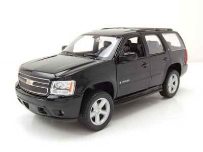 Chevrolet Tahoe 2008 schwarz Modellauto 1:24 Welly